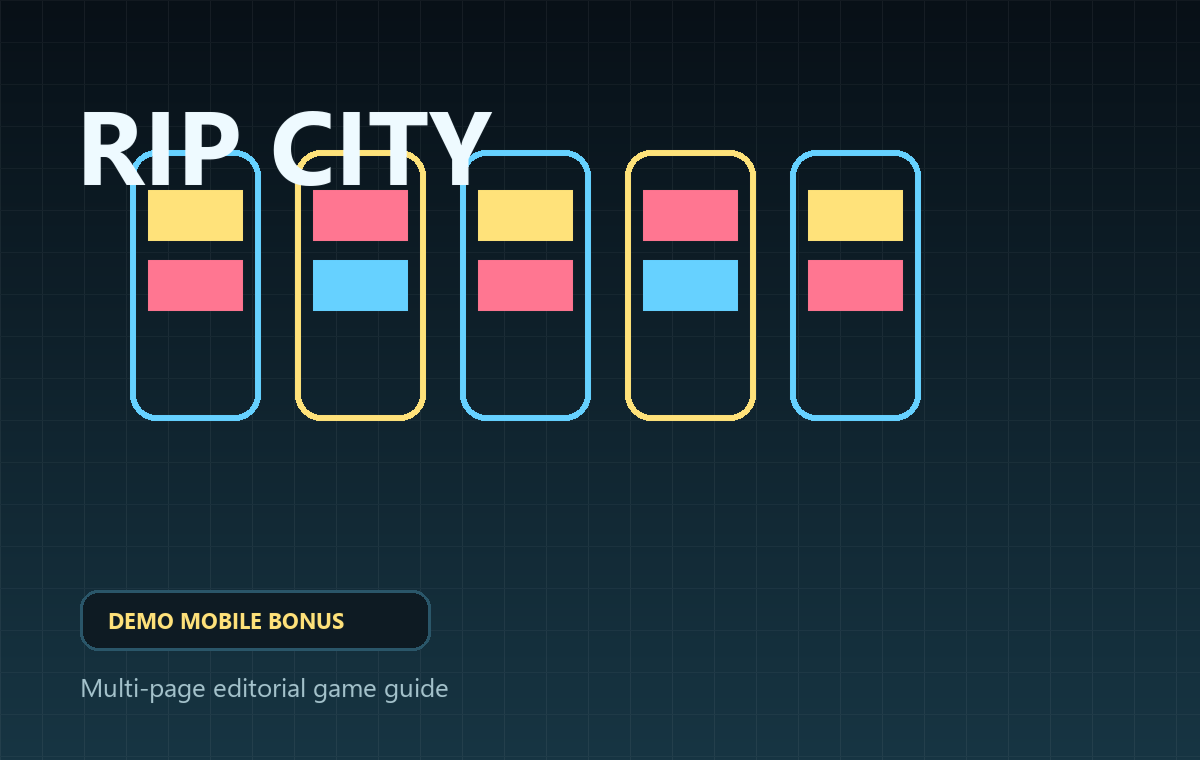 RIP City game cover for demo mode, mobile play and bonus access